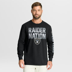 Las Vegas Raiders Fanatics Hometown Sweep Legacy Long Sleeve T-Shirt