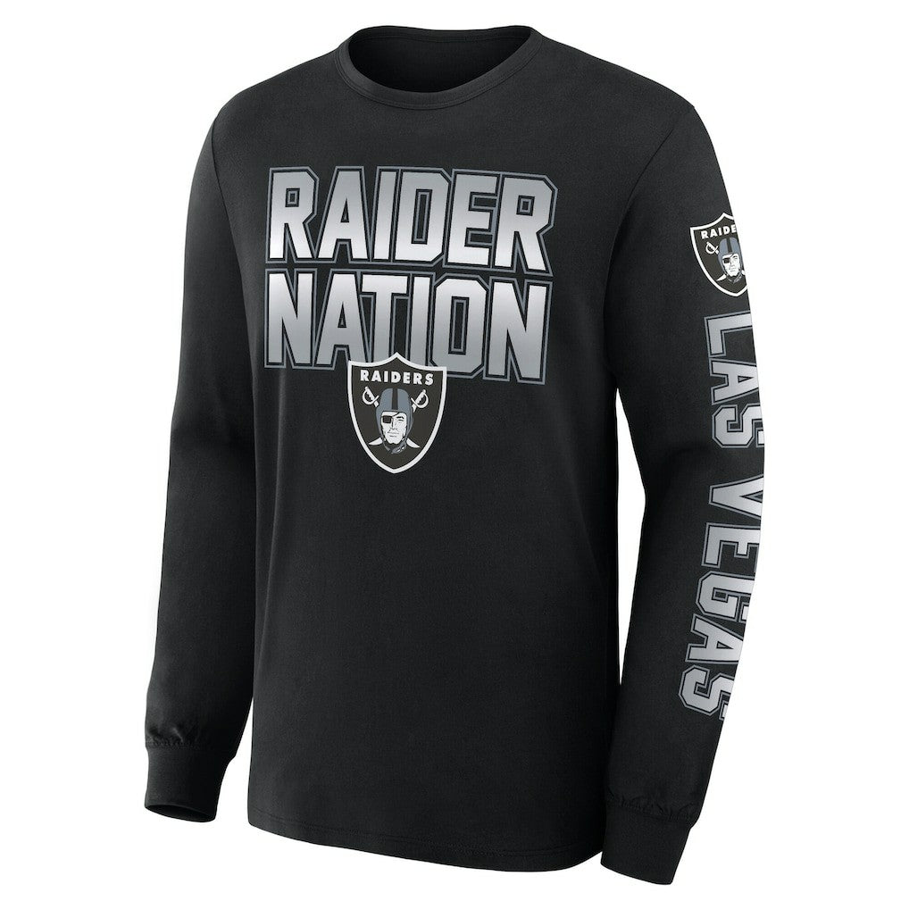 Las Vegas Raiders Fanatics Hometown Sweep Legacy Long Sleeve T-Shirt