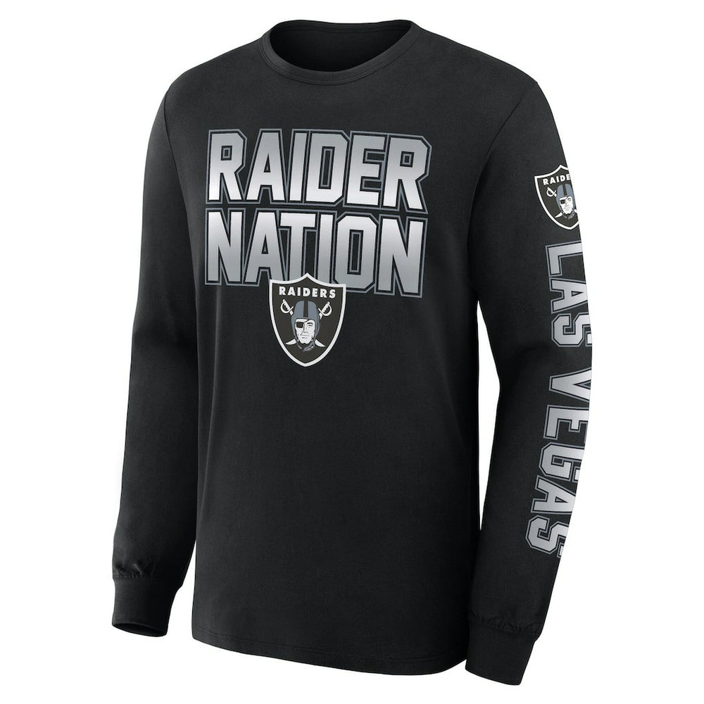 Las Vegas Raiders Fanatics Hometown Sweep Legacy Long Sleeve T-Shirt