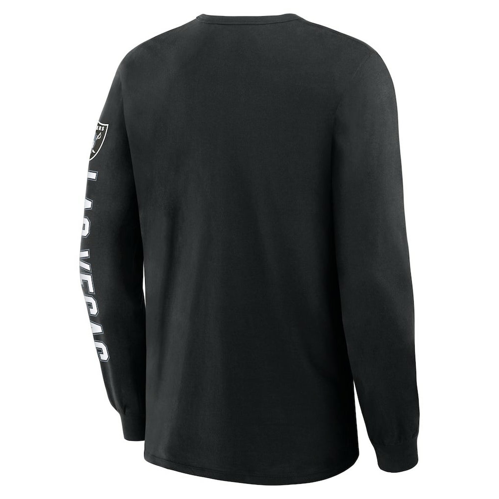 Las Vegas Raiders Fanatics Hometown Sweep Legacy Long Sleeve T-Shirt