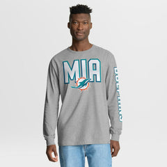 Miami Dolphins Fanatics Hometown Sweep Legacy Long Sleeve T-Shirt