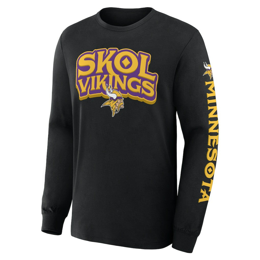 Minnesota Vikings Fanatics Hometown Sweep Legacy Long Sleeve T-Shirt