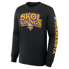 Minnesota Vikings Fanatics Hometown Sweep Legacy Long Sleeve T-Shirt