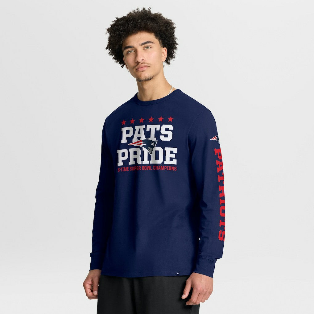 New England Patriots Fanatics Hometown Sweep Legacy Long Sleeve T-Shirt