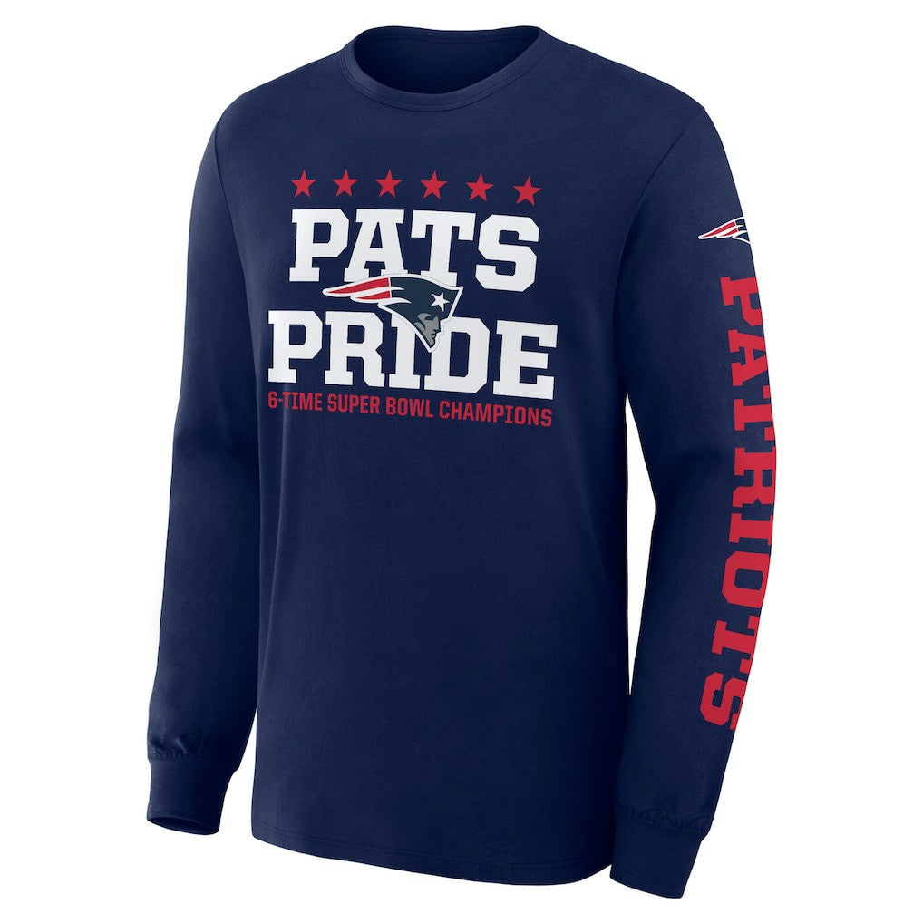 New England Patriots Fanatics Hometown Sweep Legacy Long Sleeve T-Shirt