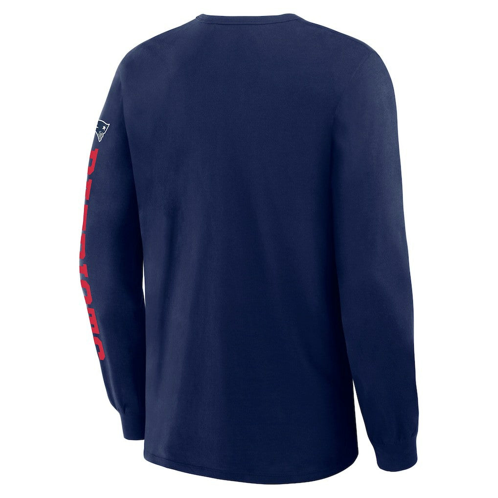 New England Patriots Fanatics Hometown Sweep Legacy Long Sleeve T-Shirt