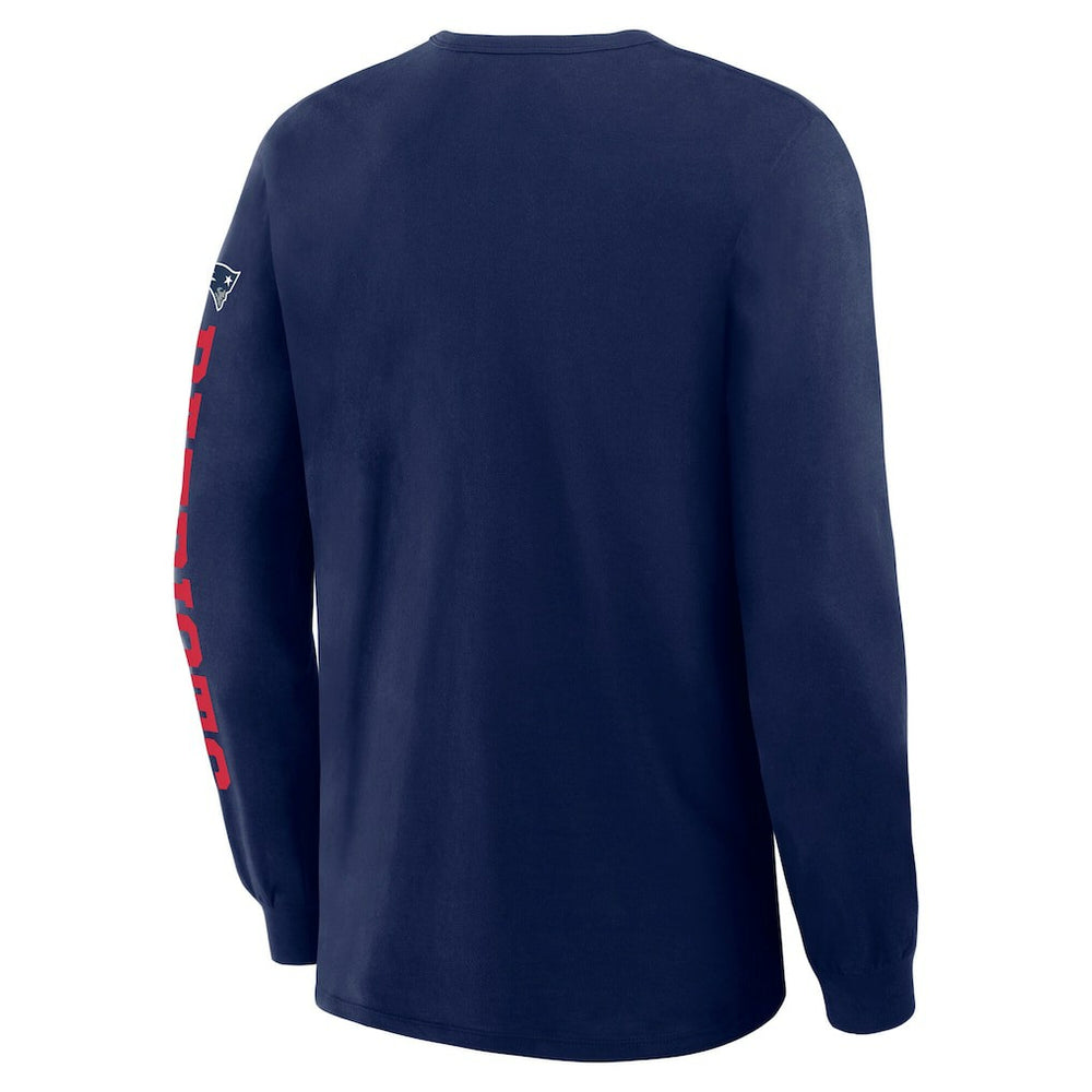 New England Patriots Fanatics Hometown Sweep Legacy Long Sleeve T-Shirt