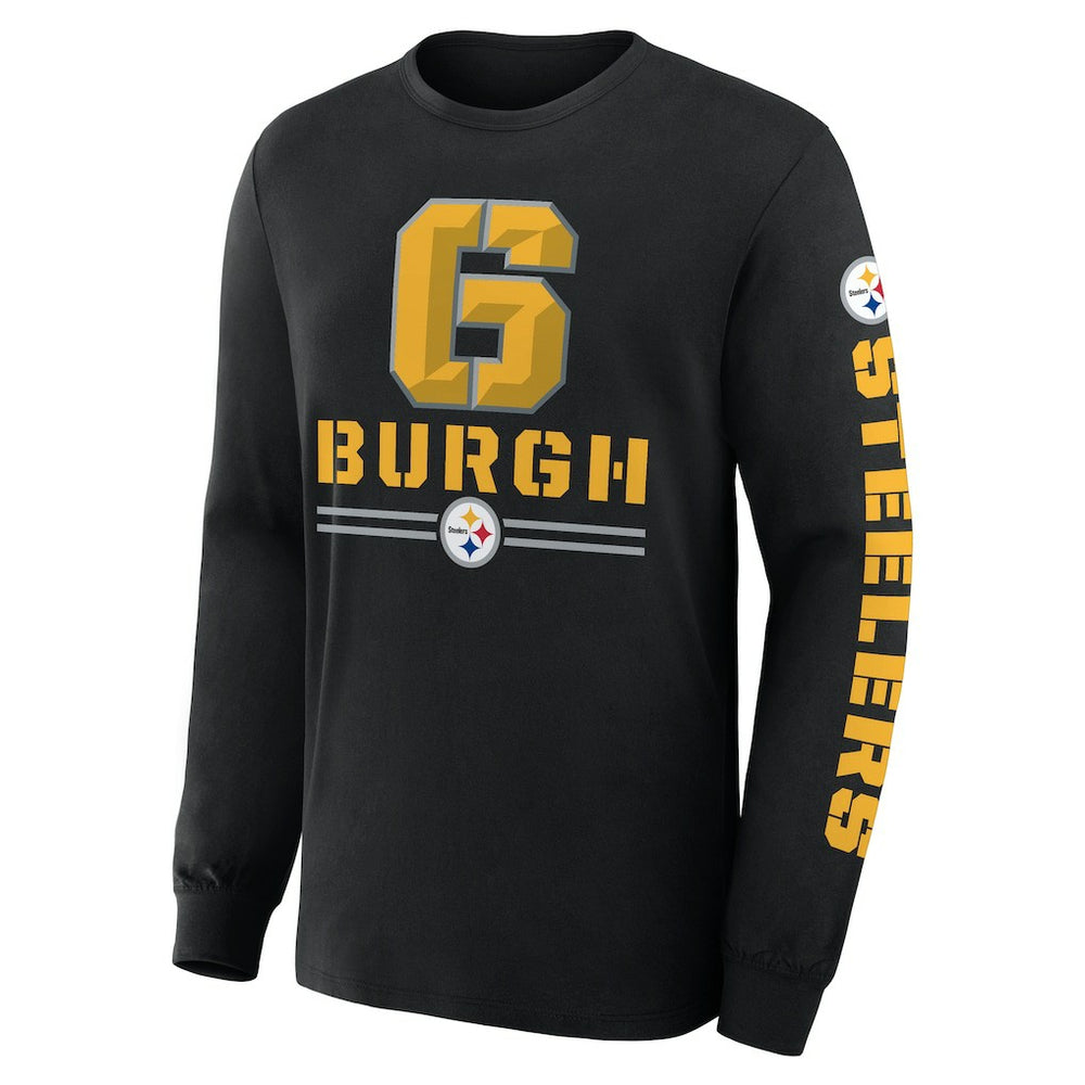 Pittsburgh Steelers Fanatics Hometown Sweep Legacy Long Sleeve T-Shirt
