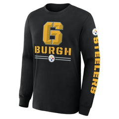 Pittsburgh Steelers Fanatics Hometown Sweep Legacy Long Sleeve T-Shirt