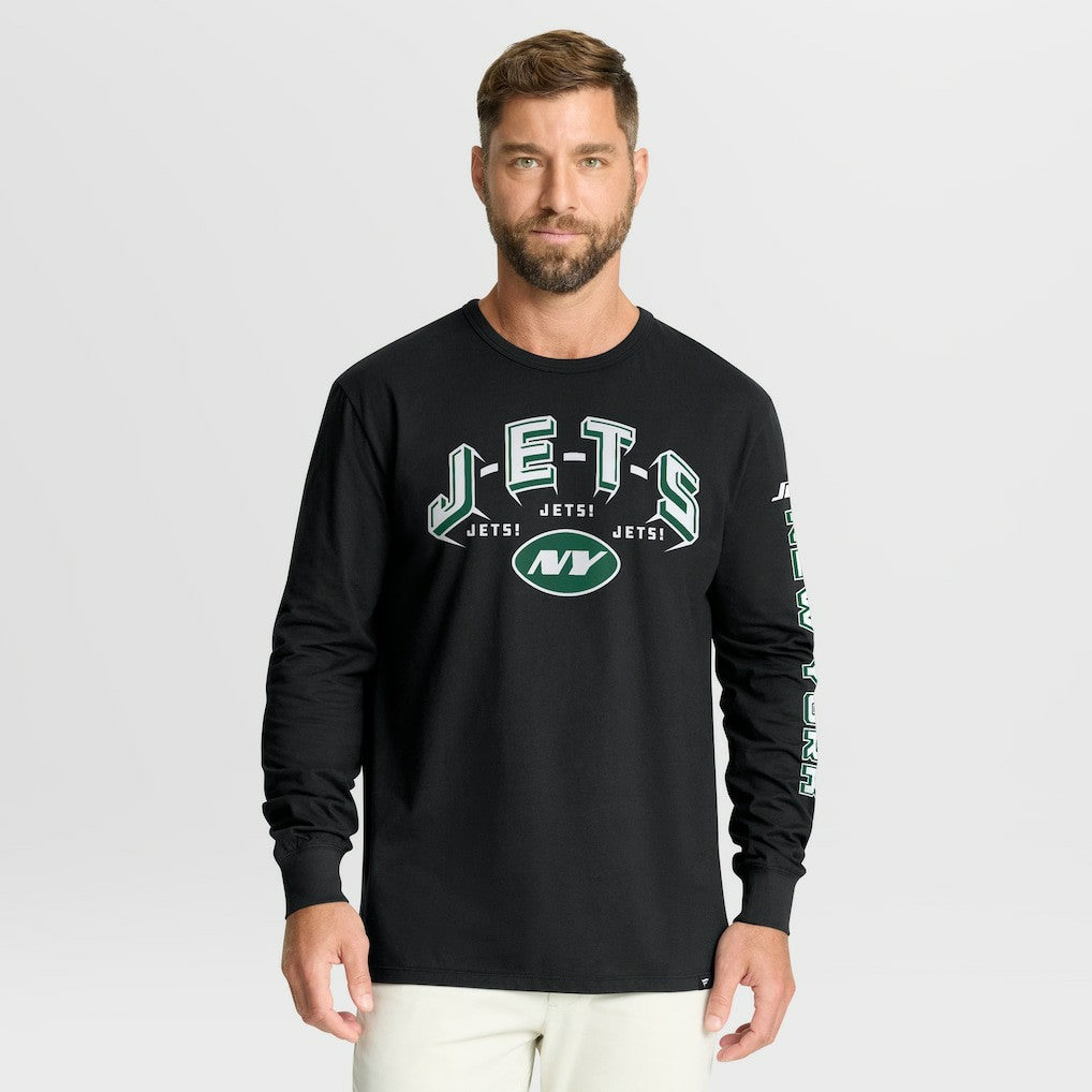 New York Jets Fanatics Hometown Sweep Legacy Long Sleeve T-Shirt