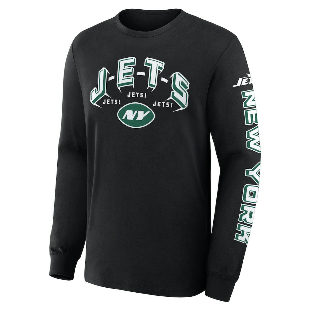 New York Jets Fanatics Hometown Sweep Legacy Long Sleeve T-Shirt