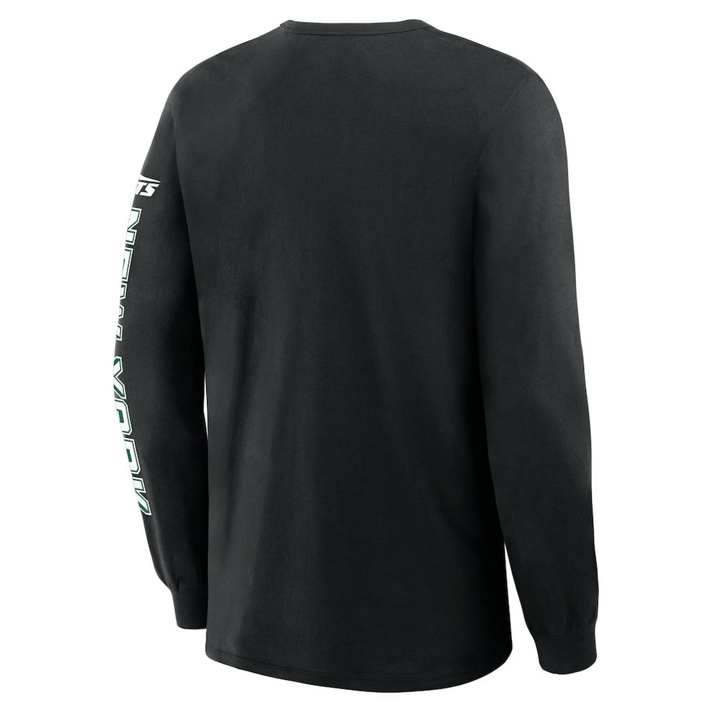 New York Jets Fanatics Hometown Sweep Legacy Long Sleeve T-Shirt