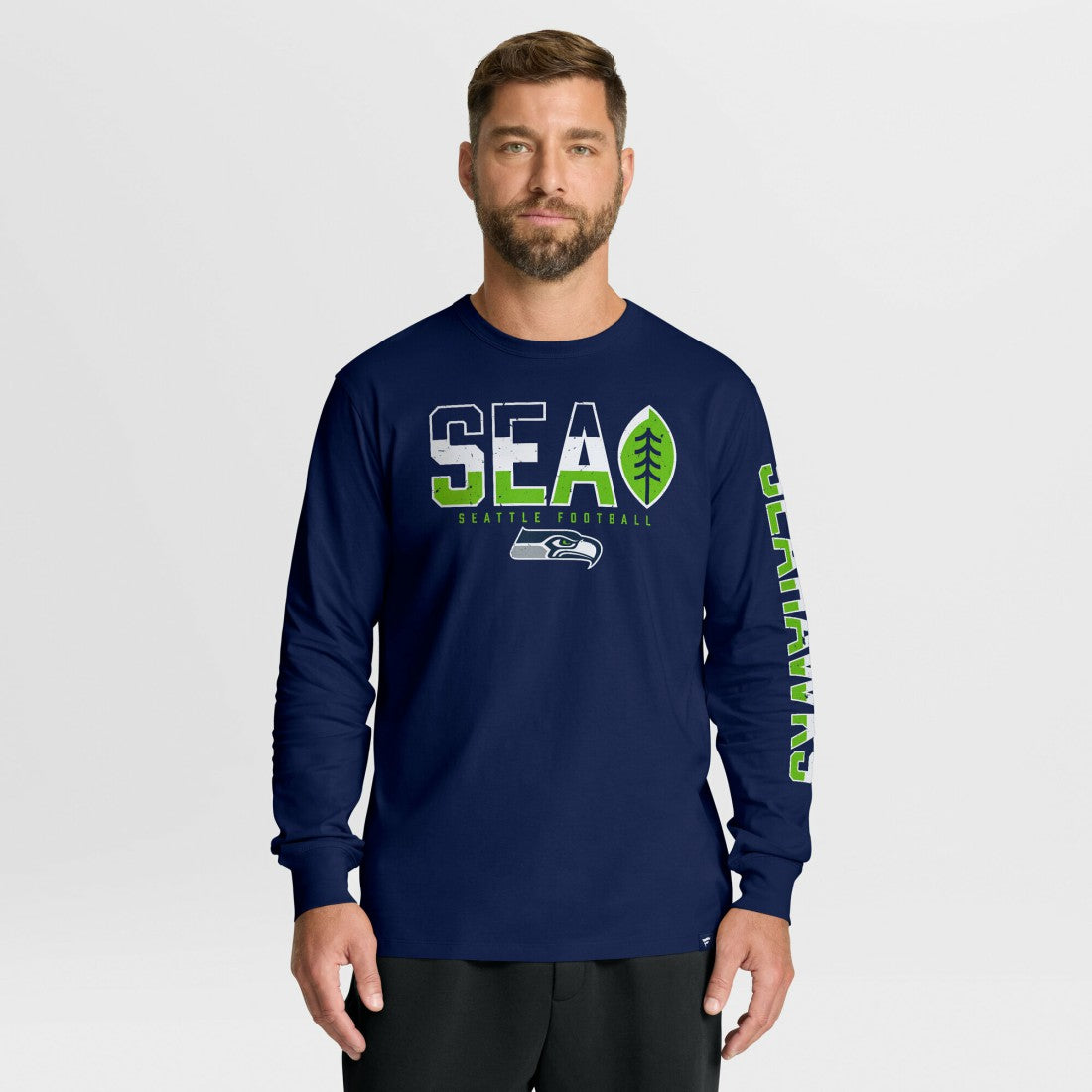 Seattle Seahawks Fanatics Hometown Sweep Legacy Long Sleeve T-Shirt