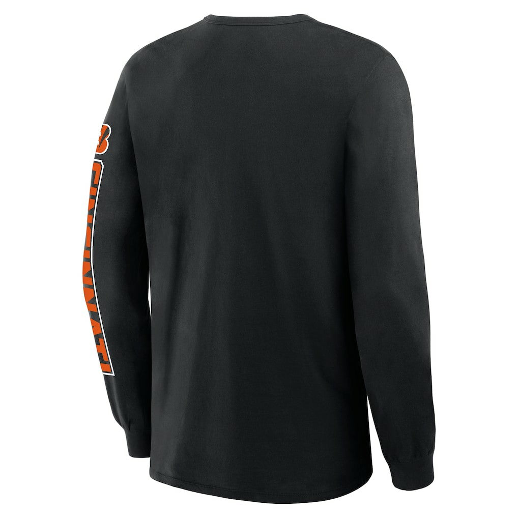 Cincinnati Bengals Fanatics Hometown Sweep Legacy Long Sleeve T-Shirt