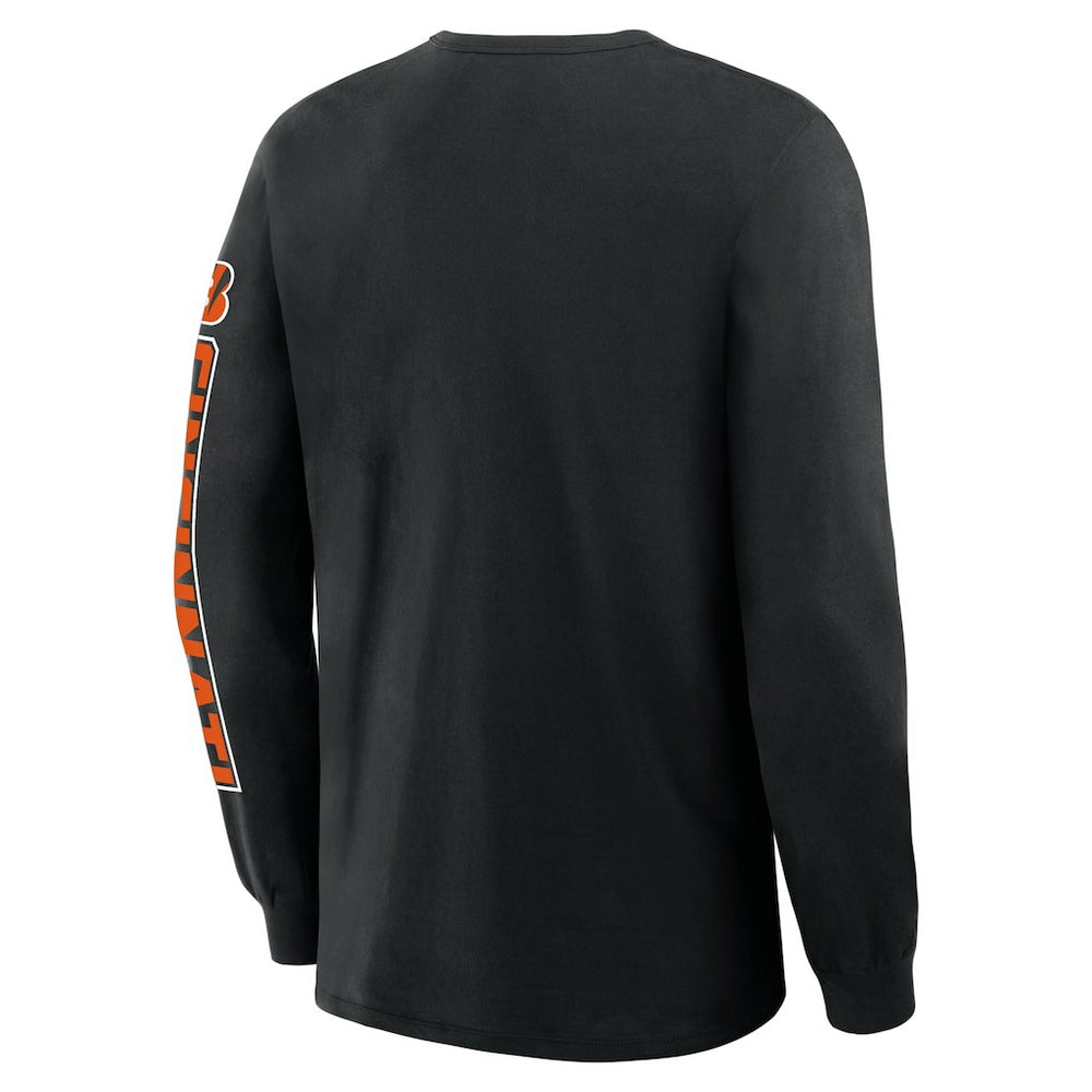 Cincinnati Bengals Fanatics Hometown Sweep Legacy Long Sleeve T-Shirt