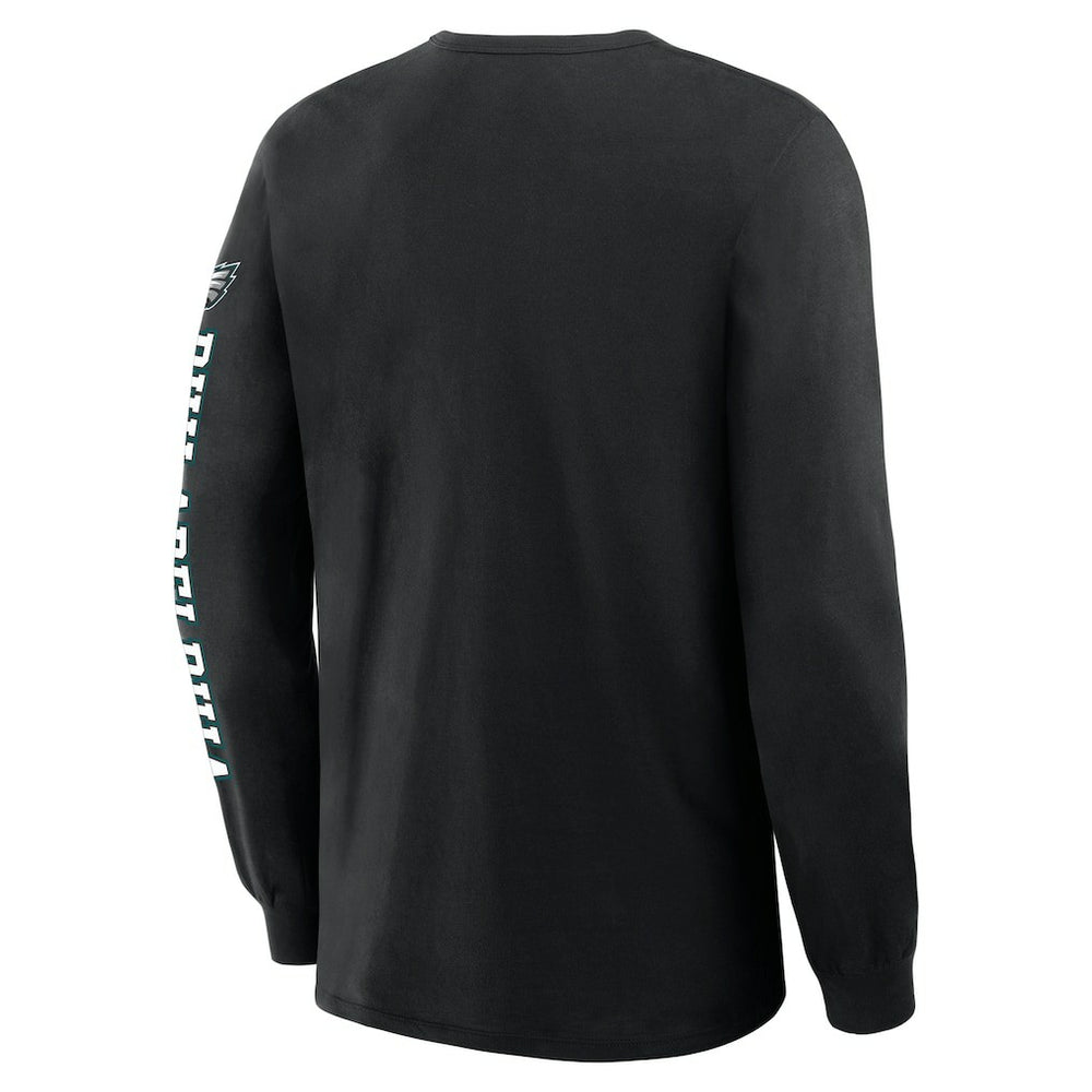 Philadelphia Eagles Fanatics Hometown Sweep Legacy Long Sleeve T-Shirt