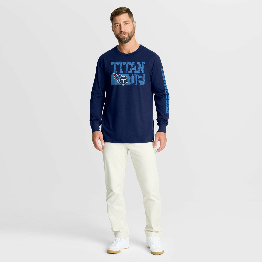 Tennessee Titans Fanatics Hometown Sweep Legacy Long Sleeve T-Shirt