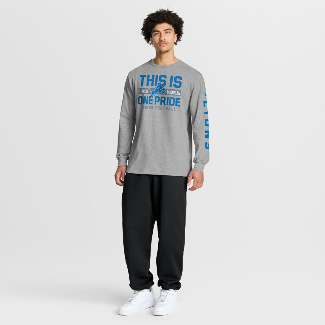 Detroit Lions Fanatics Hometown Sweep Legacy Long Sleeve T-Shirt