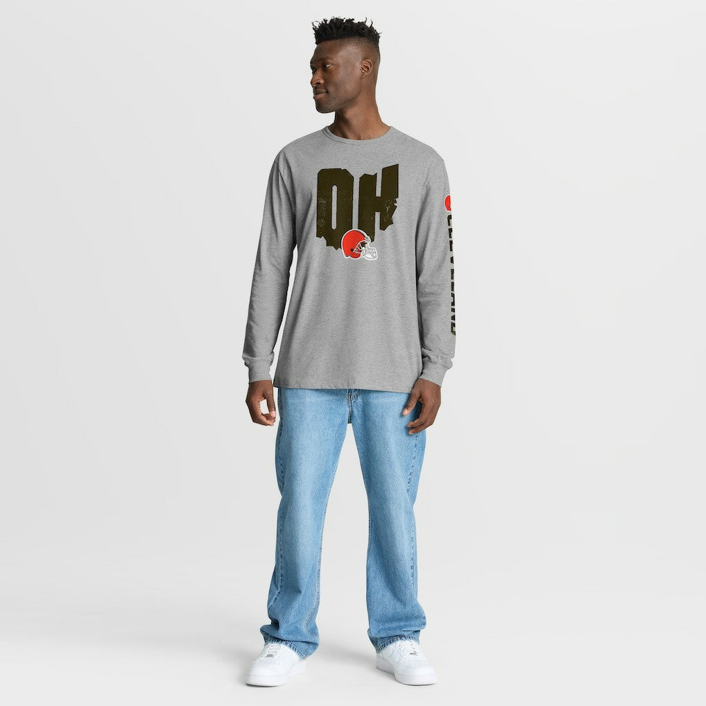 Cleveland Browns Fanatics Hometown Sweep Legacy Long Sleeve T-Shirt