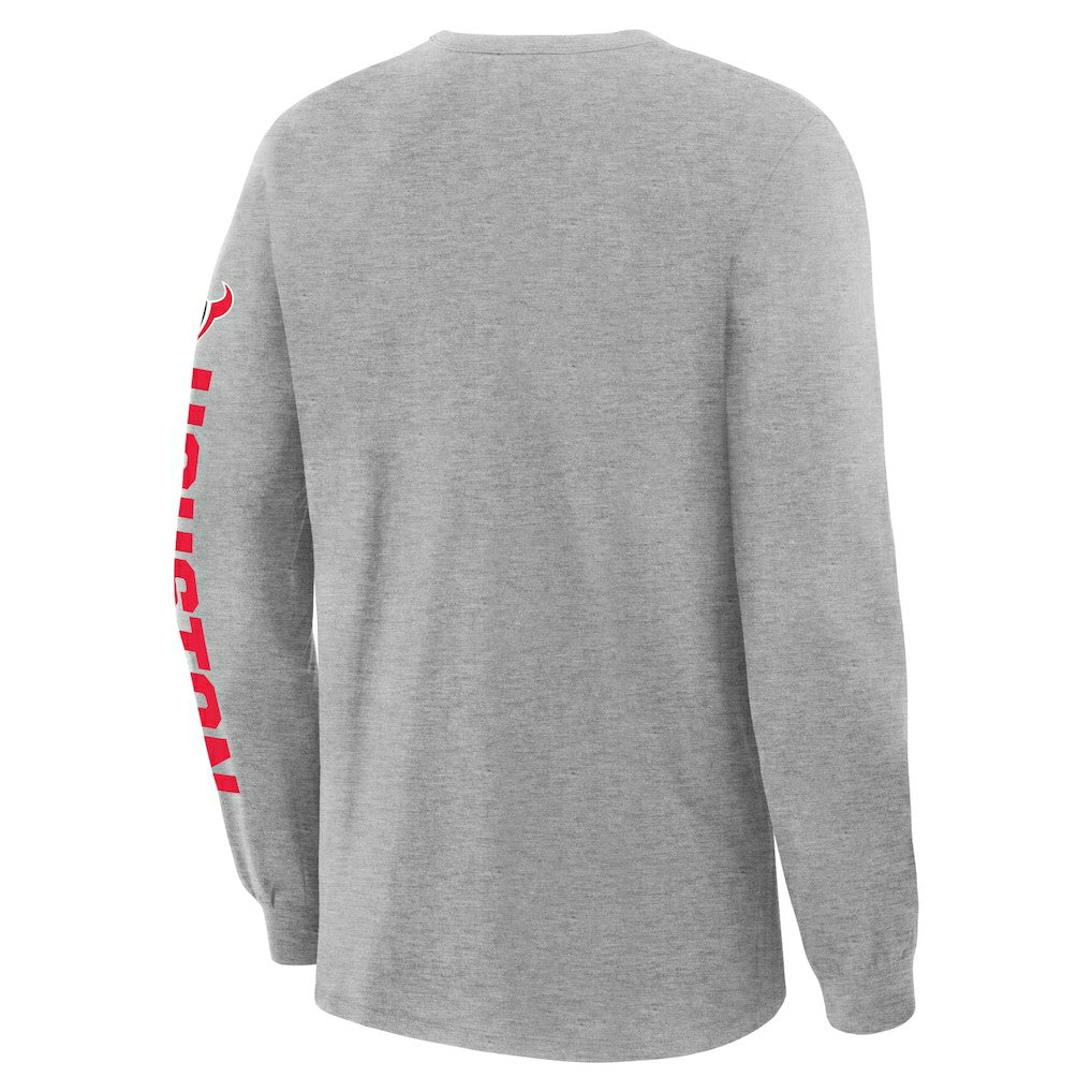Houston Texans Fanatics Hometown Sweep Legacy Long Sleeve T-Shirt