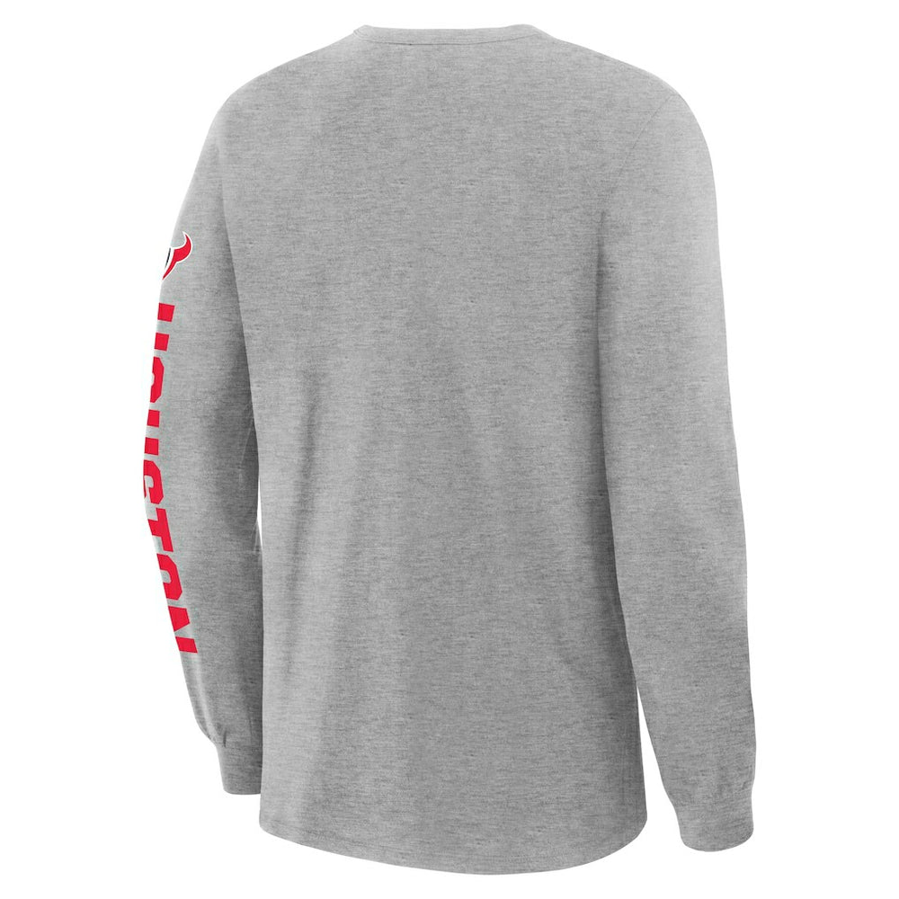 Houston Texans Fanatics Hometown Sweep Legacy Long Sleeve T-Shirt