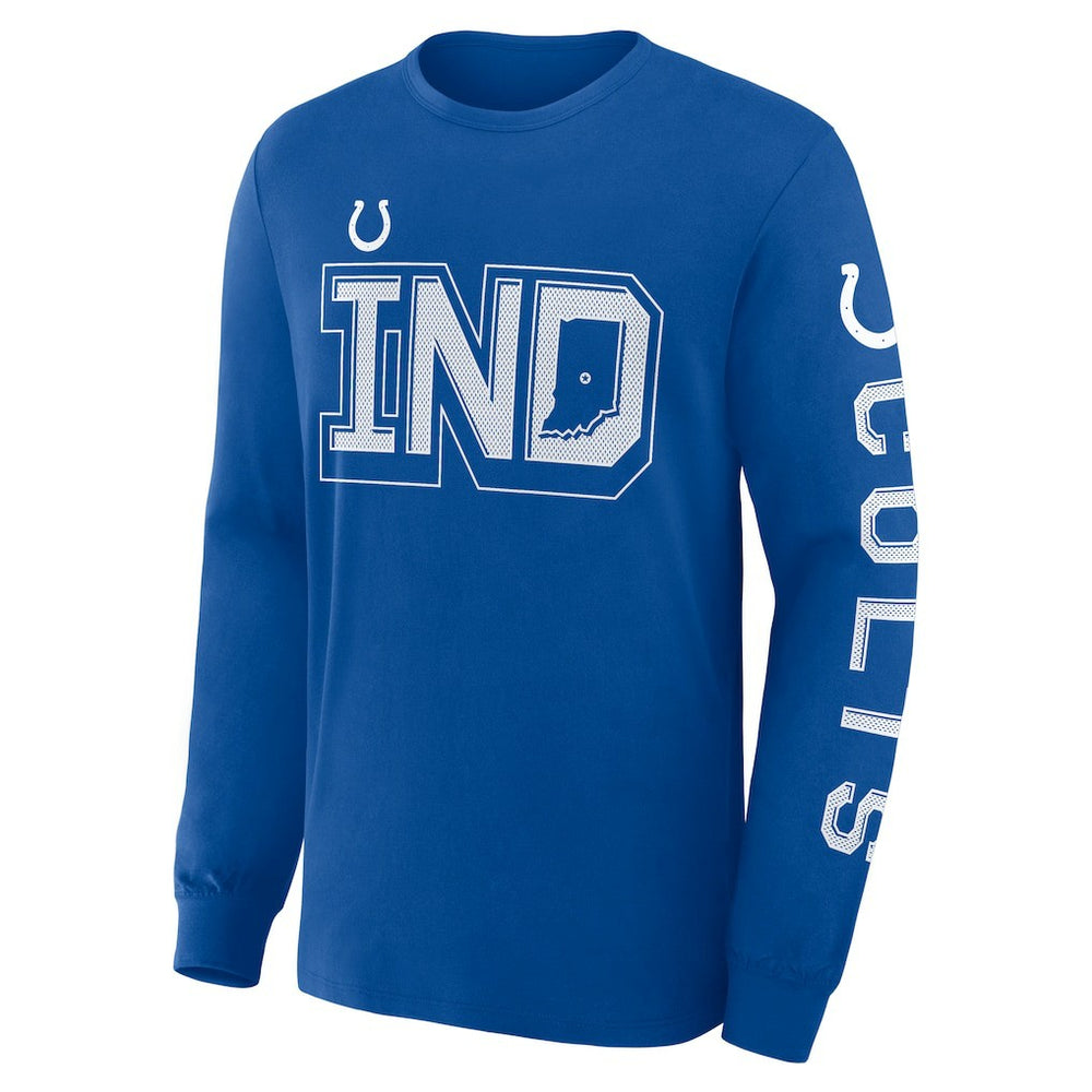 Indianapolis Colts Fanatics Hometown Sweep Legacy Long Sleeve T-Shirt