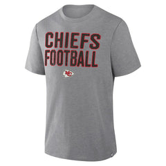 Kansas City Chiefs Fanatics First Down Tribute Tri-Blend T-Shirt