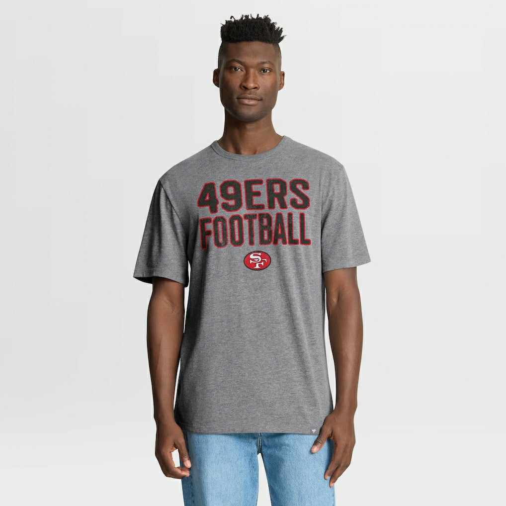 San Francisco 49ers Fanatics First Down Tribute Tri-Blend T-Shirt