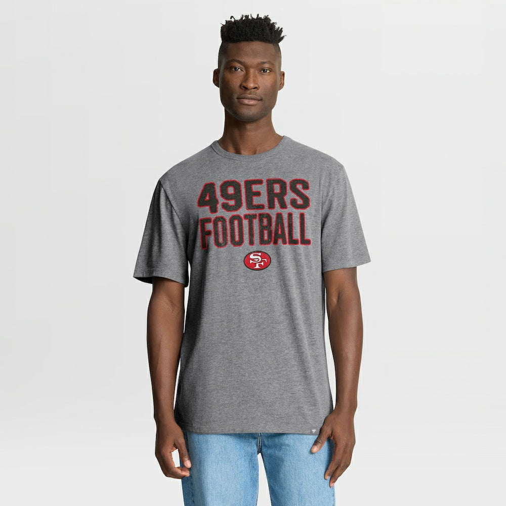 San Francisco 49ers Fanatics First Down Tribute Tri-Blend T-Shirt