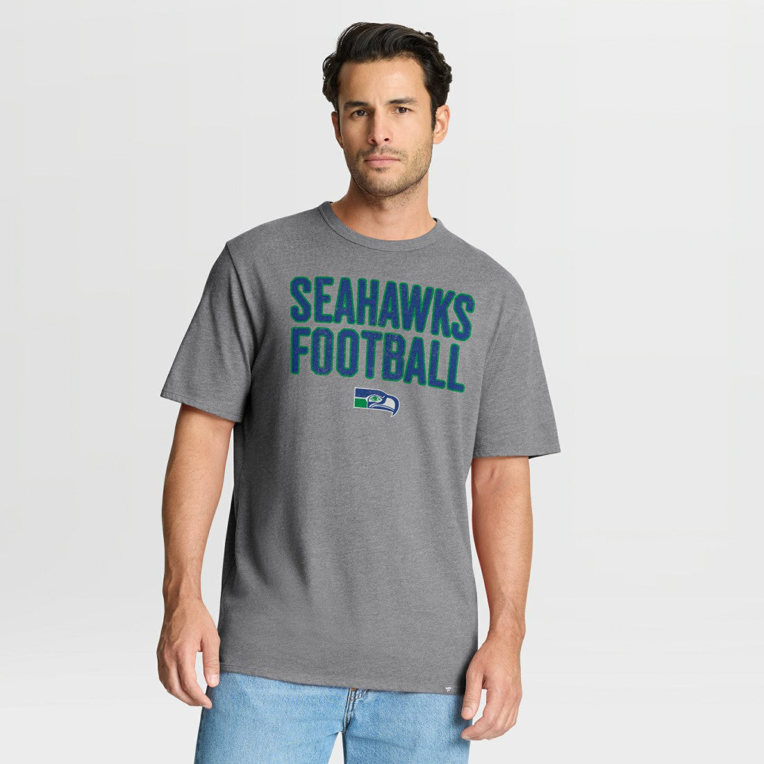 Seattle Seahawks Fanatics First Down Tribute Tri-Blend T-Shirt