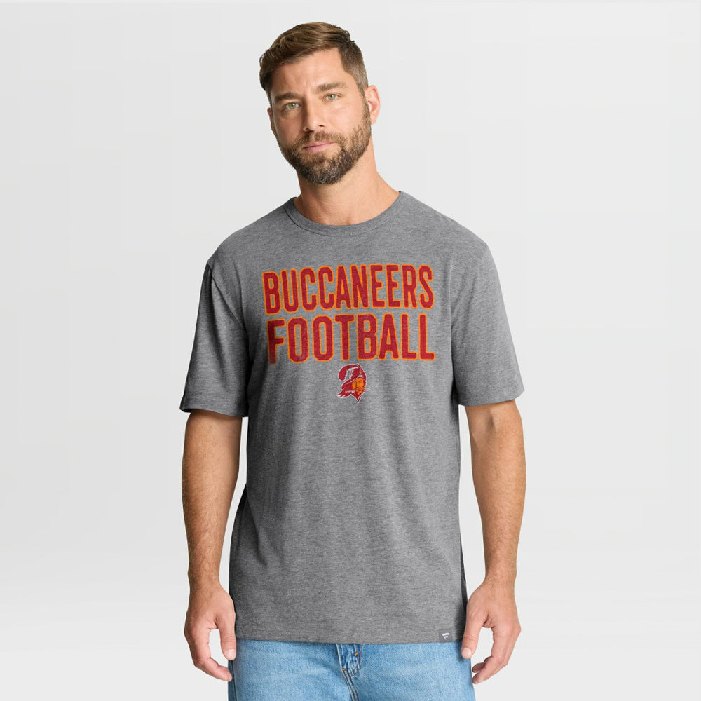Tampa Bay Buccaneers Fanatics First Down Tribute Tri-Blend T-Shirt
