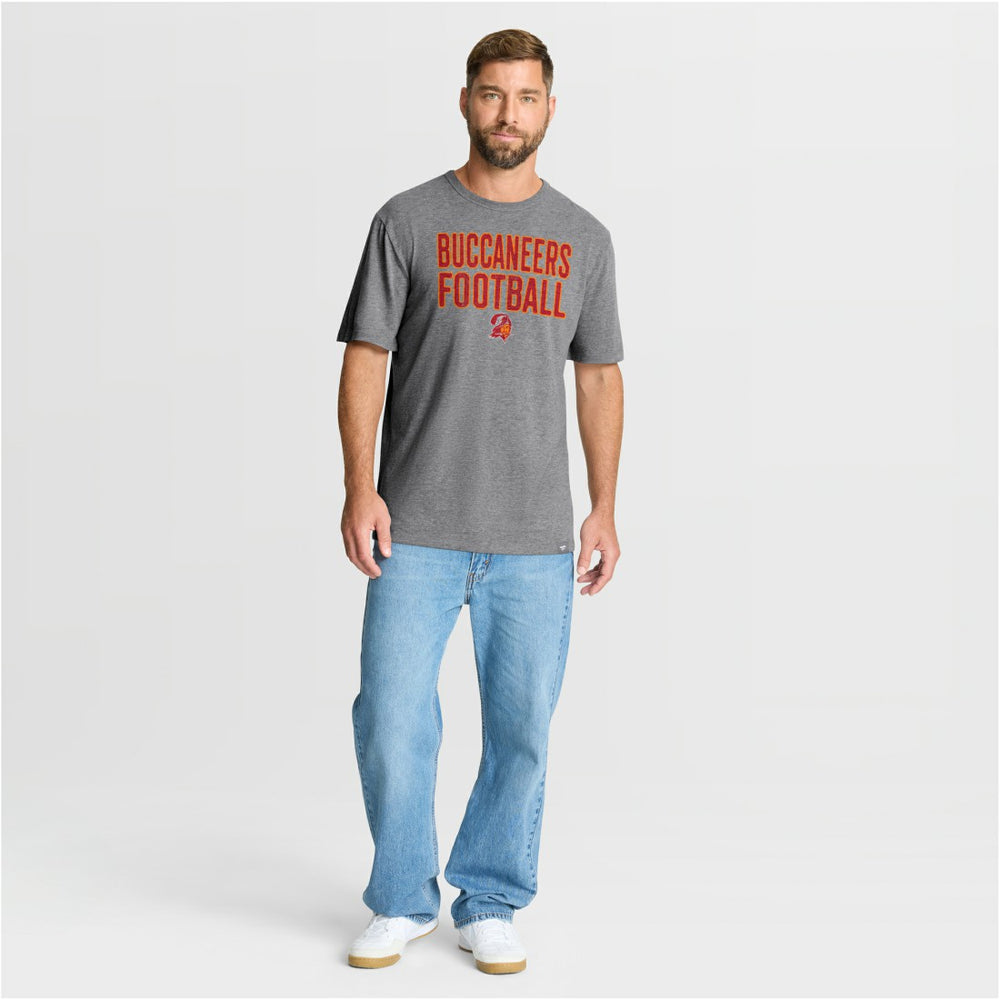 Tampa Bay Buccaneers Fanatics First Down Tribute Tri-Blend T-Shirt