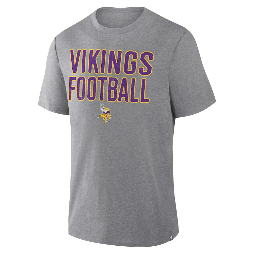 Minnesota Vikings Fanatics First Down Tribute Tri-Blend T-Shirt