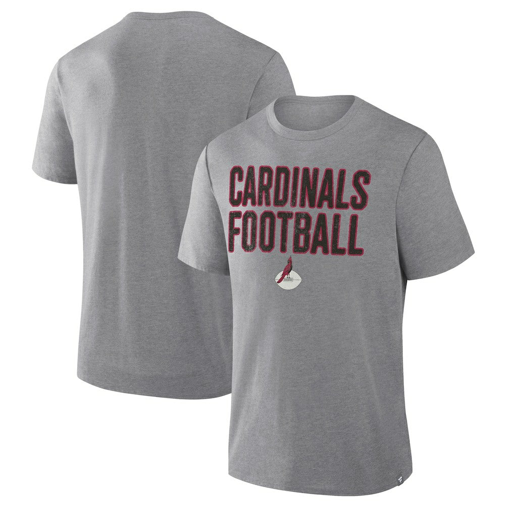 Arizona Cardinals Fanatics First Down Tribute Tri-Blend T-Shirt