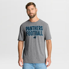 Carolina Panthers Fanatics First Down Tribute Tri-Blend T-Shirt