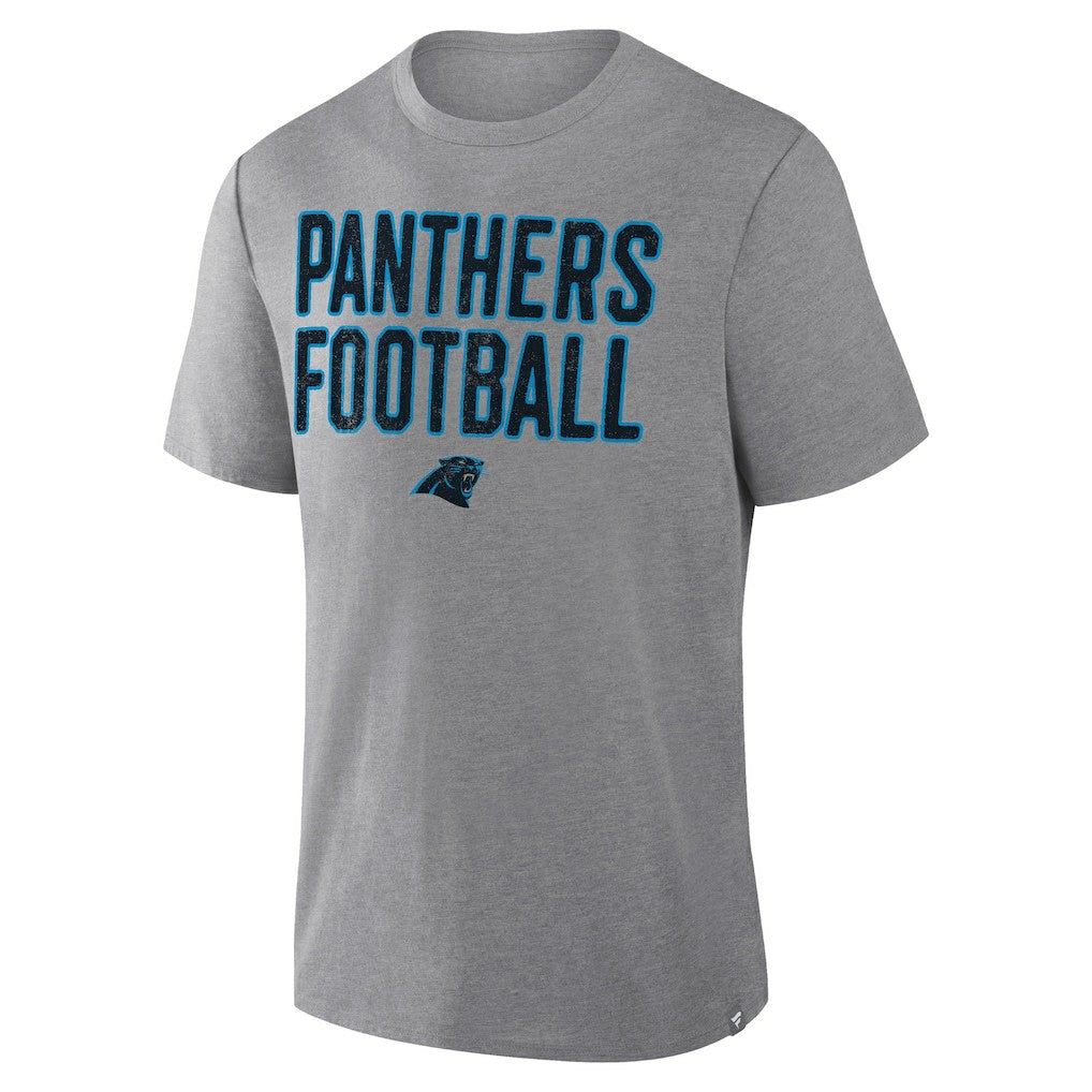 Carolina Panthers Fanatics First Down Tribute Tri-Blend T-Shirt
