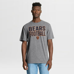 Chicago Bears Fanatics First Down Tribute Tri-Blend T-Shirt