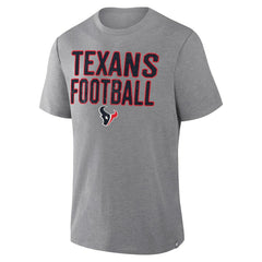 Houston Texans Fanatics First Down Tribute Tri-Blend T-Shirt