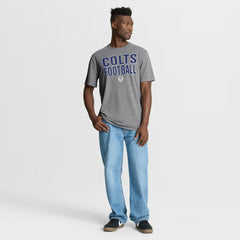 Indianapolis Colts Fanatics First Down Tribute Tri-Blend T-Shirt