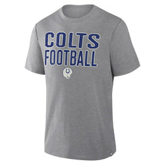 Indianapolis Colts Fanatics First Down Tribute Tri-Blend T-Shirt