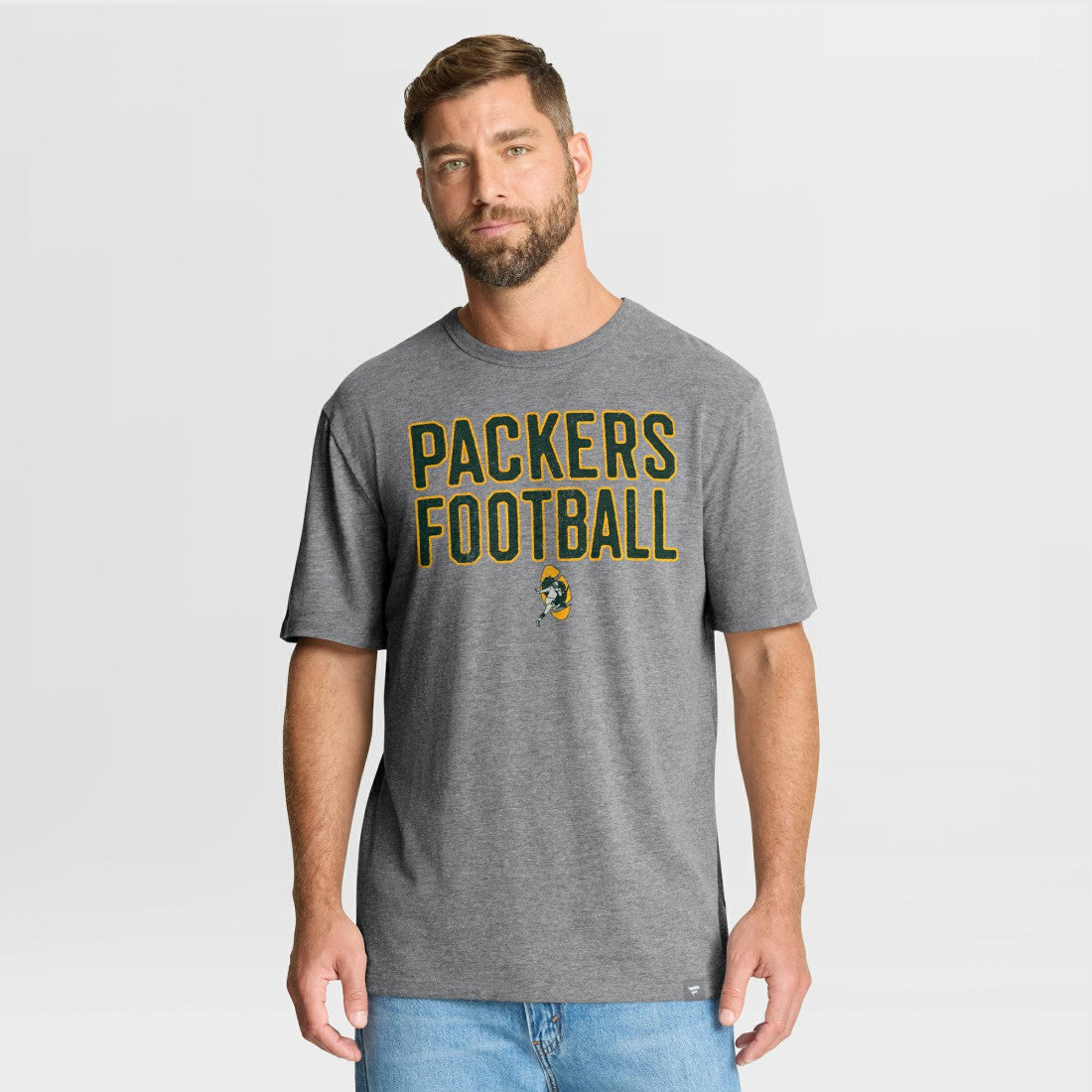 Green Bay Packers Fanatics First Down Tribute Tri-Blend T-Shirt