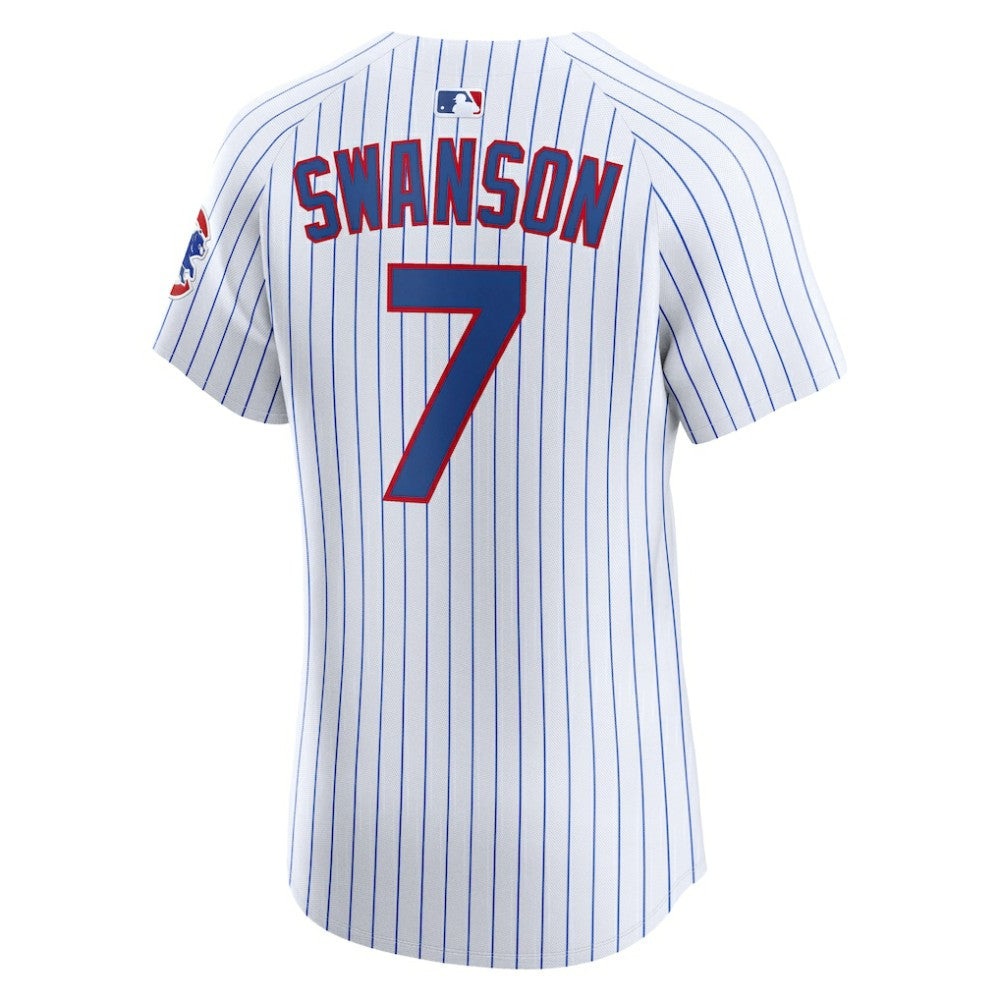 Dansby Swanson Chicago Cubs Nike Home Elite Jersey | MLB Sale