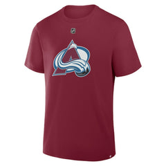 Nathan MacKinnon Colorado Avalanche Fanatics Authentic Stack Name & Number T-Shirt Sale
