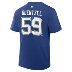 Jake Guentzel Tampa Bay Lightning Fanatics Authentic Stack Name & Number T-Shirt Online