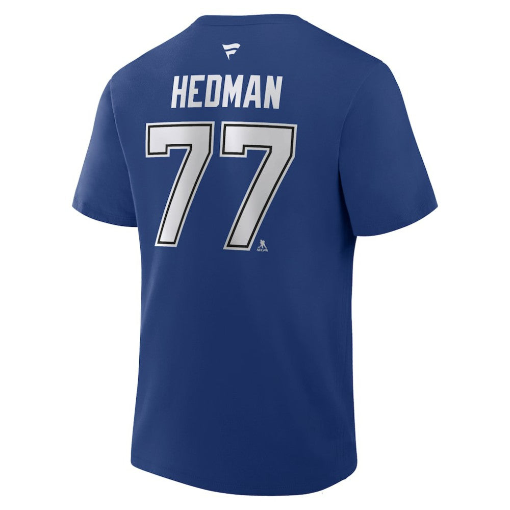 Victor Hedman Tampa Bay Lightning Fanatics Authentic Stack Name & Number T-Shirt On Sale