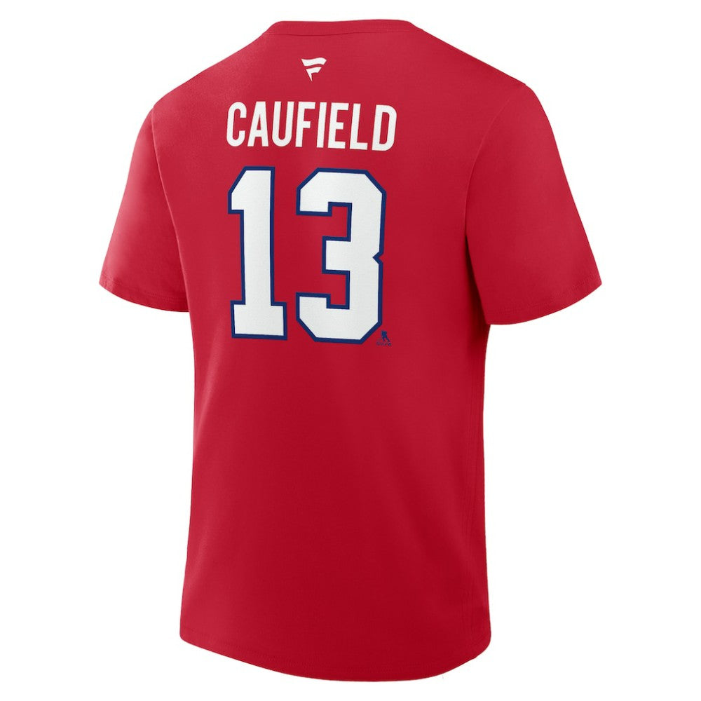 Cole Caufield Montreal Canadiens Fanatics Authentic Stack Name & Number T-Shirt Outlet