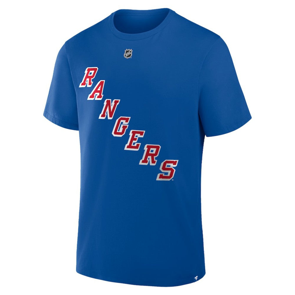 Mika Zibanejad New York Rangers Fanatics Authentic Stack Name & Number T-Shirt Discount