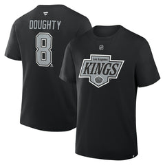 Drew Doughty Los Angeles Kings Fanatics Authentic Stack Name & Number T-Shirt On Sale