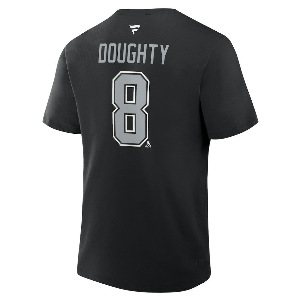 Drew Doughty Los Angeles Kings Fanatics Authentic Stack Name & Number T-Shirt On Sale