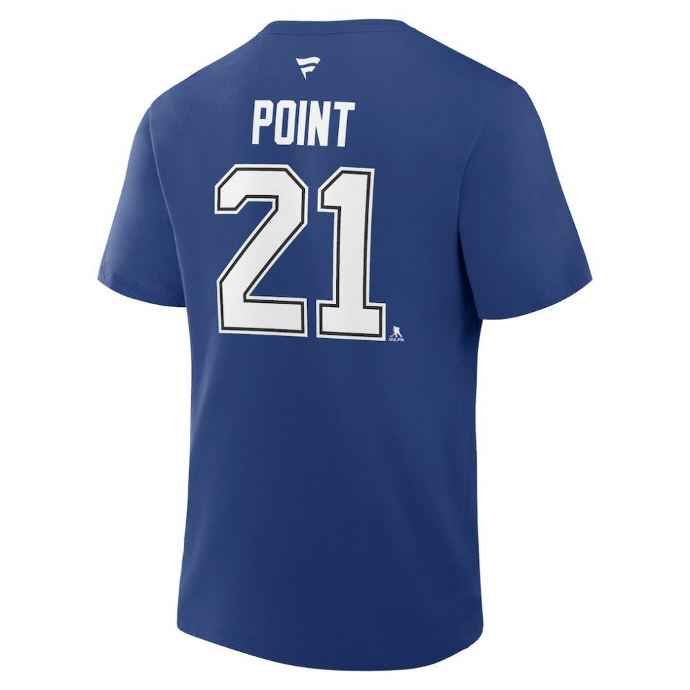 Brayden Point Tampa Bay Lightning Fanatics Authentic Stack Name & Number T-Shirt Outlet